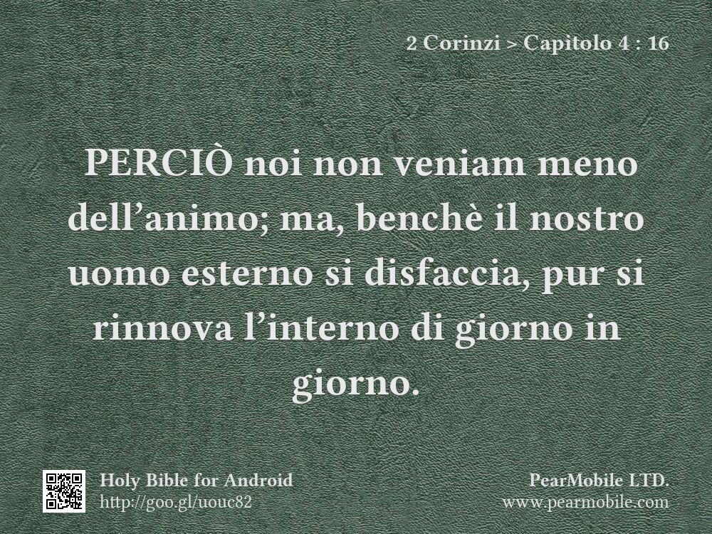 2 Corinzi, Capitolo 4:16